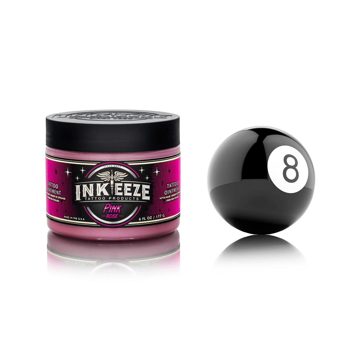 INK-EEZE used by an artist during tattooing showing controlled lubrication benefit