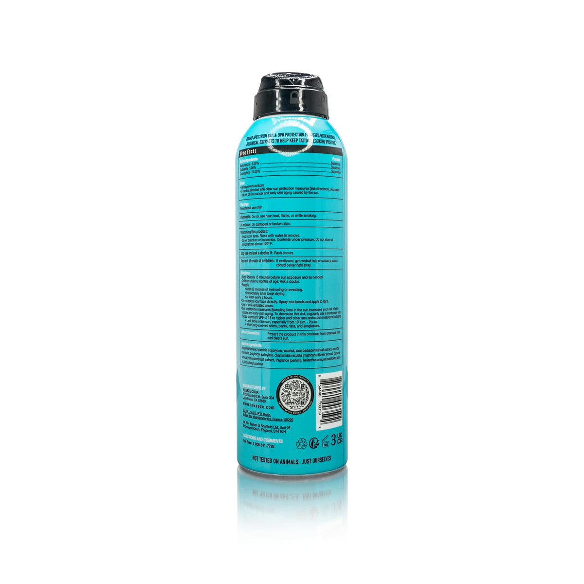 INK-EEZE spray nozzle close-up demonstrating easy, even application