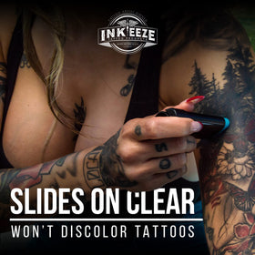 INK-EEZE lifestyle beach scene showing reef-friendly sunscreen use outdoors