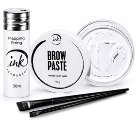 Ink Permanent front packaging showing full brow mapping kit for professional use