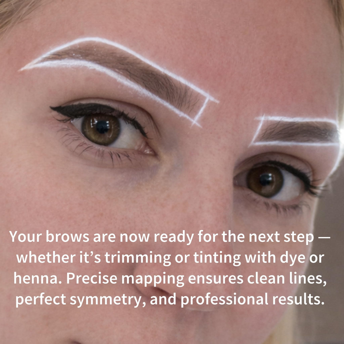 Ink Permanent kit on salon workstation showing ready-to-use tools for efficient brow mapping