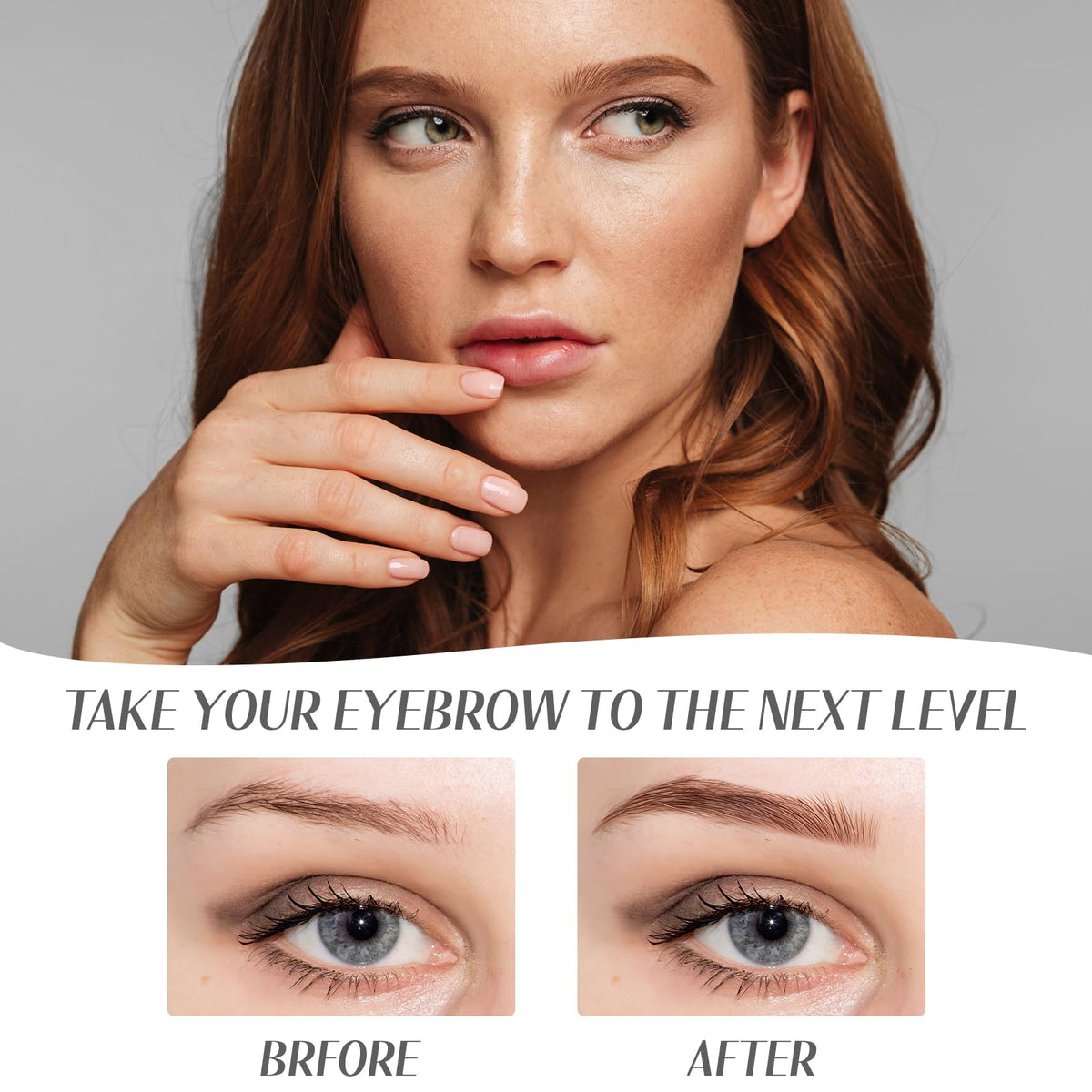 InkForge brush applying henna to brow showcasing controlled application for natural shape