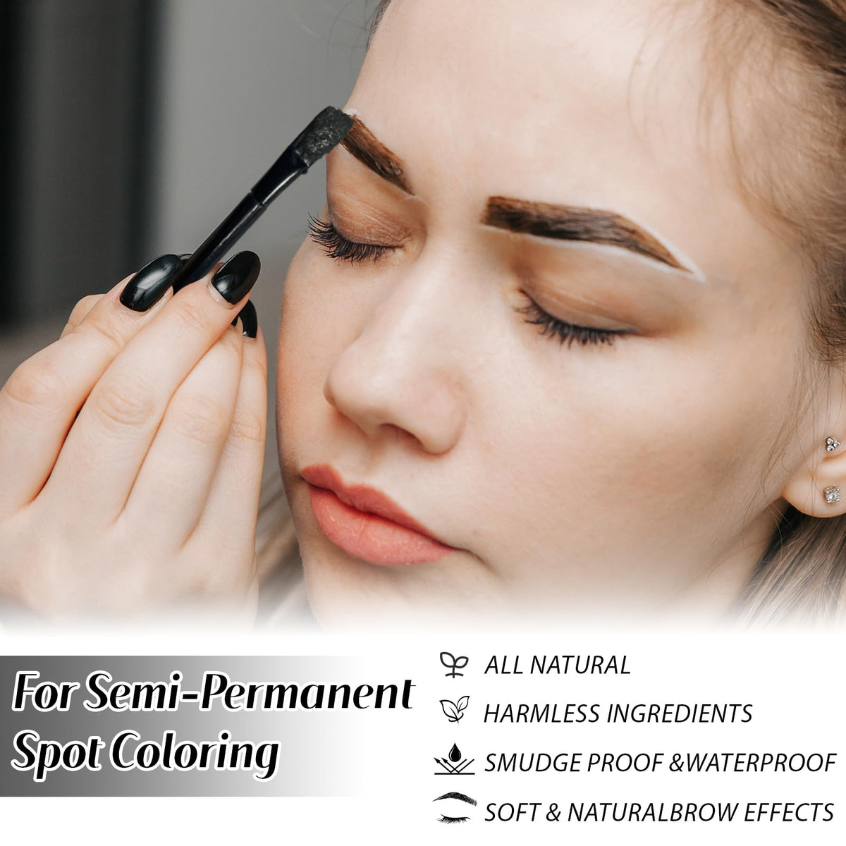InkForge natural henna powder close-up texture for smooth, plant-based tinting