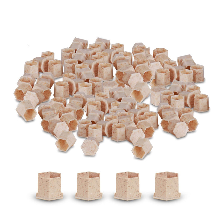 INKin front packaging of 200 medium 12mm cups shows eco packaging and quantity