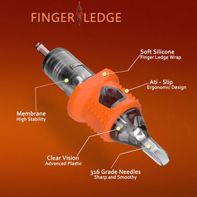 INKin transparent tip displaying ink flow visibility advantage