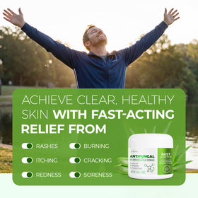 Inlifay soap applied to foot showing targeted cleansing after workouts benefit
