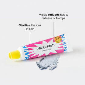 Innbeauty Project paste applied on fingertip demonstrating precise spot coverage