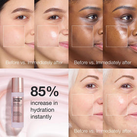 Innbeauty Project cream being applied on hand demonstrating smooth spread and hydration benefit