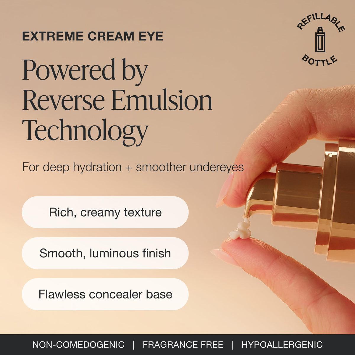 Innbeauty Project cream texture close-up showing smooth hydration and light finish