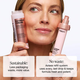 Innbeauty Project applying cream to hand showing quick absorption and smooth hydration