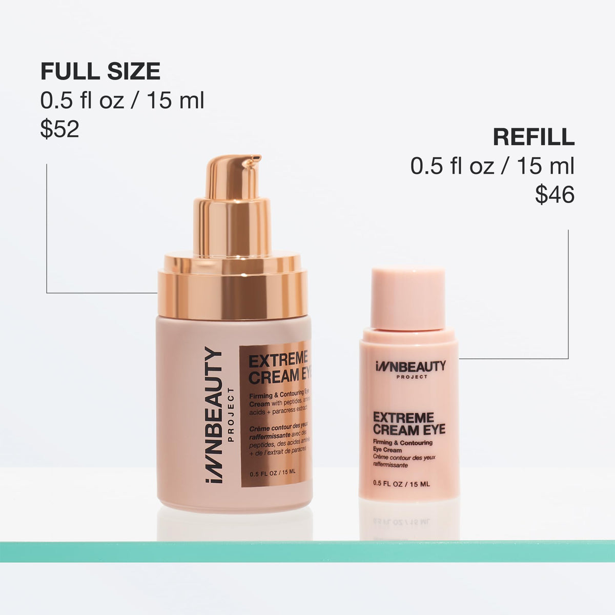 Innbeauty Project refill cap and label closeup highlighting product details and compatibility
