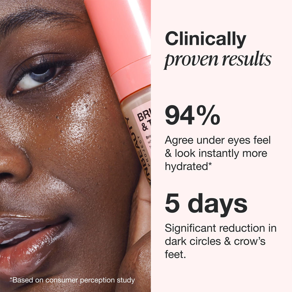 Innbeauty Project ingredient layout highlighting vitamin C and peptide benefits