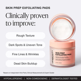 Innbeauty Project close-up pad texture displaying gentle exfoliation benefit