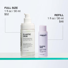 Innbeauty Project serum in reusable pump bottle being dispensed for precise application benefit