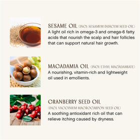 INNERSENSE applied to damp hair mid-lengths, shows frizz control and shine benefit