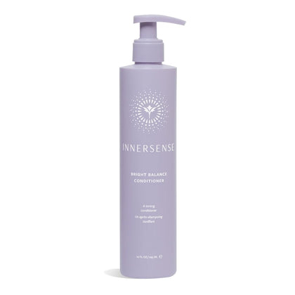 INNERSENSE front bottle view showing bright balance branding and purple toner benefit