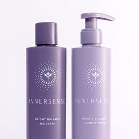 INNERSENSE bottle label close-up highlighting natural formula
