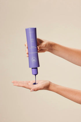 INNERSENSE bottles beside a ruler showing 10 fl oz scale