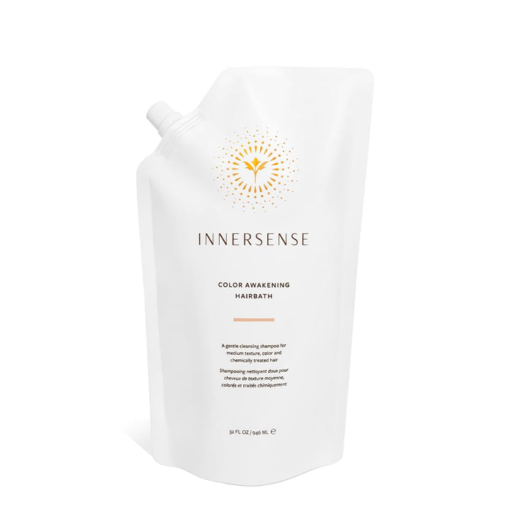 INNERSENSE refill pouch front view showing label and size benefit