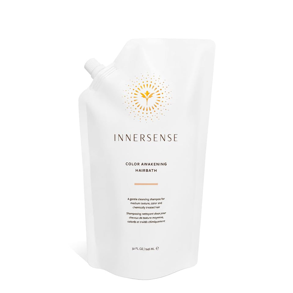 INNERSENSE refill pouch front view showing label and size benefit