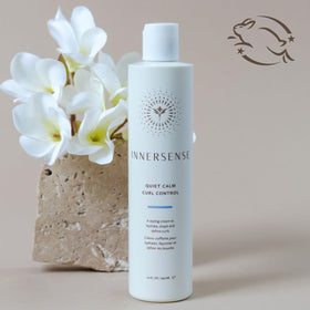 INNERSENSE cream texture swirled on surface showing rich shea butter hydration