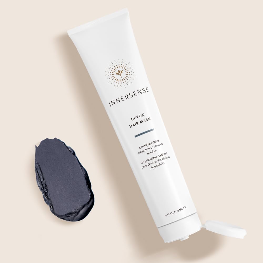 INNERSENSE on bathroom shelf styled to show natural ingredients and clean routine