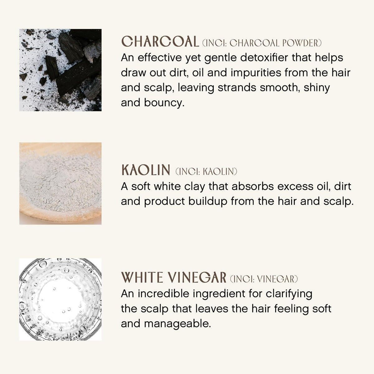 INNERSENSE smooth, clarified hair after rinse illustrating softness and manageability