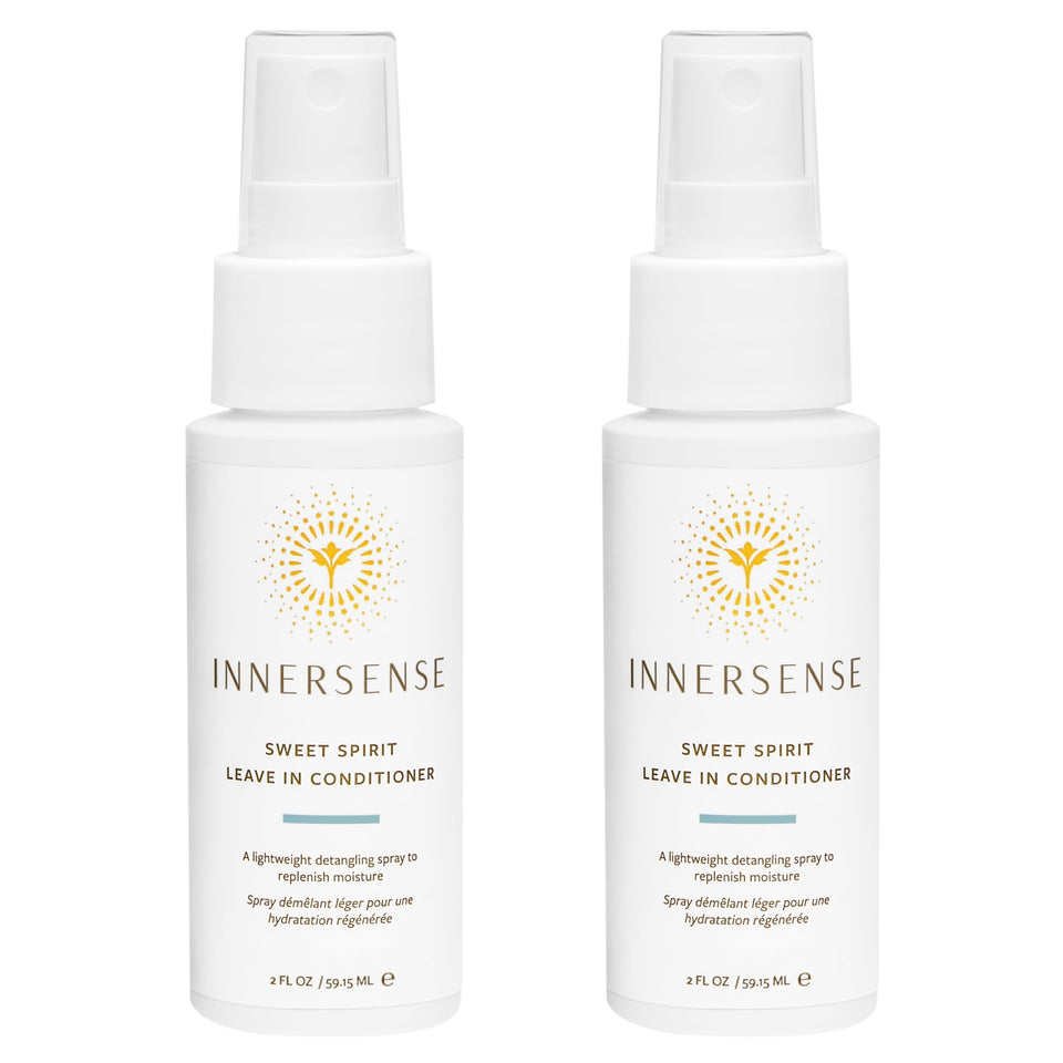 INNERSENSE front bottle spray shown with clear label and easy application benefit