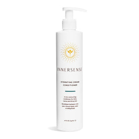 INNERSENSE front packaging showing 10oz hydrating cream conditioner and clean design benefits