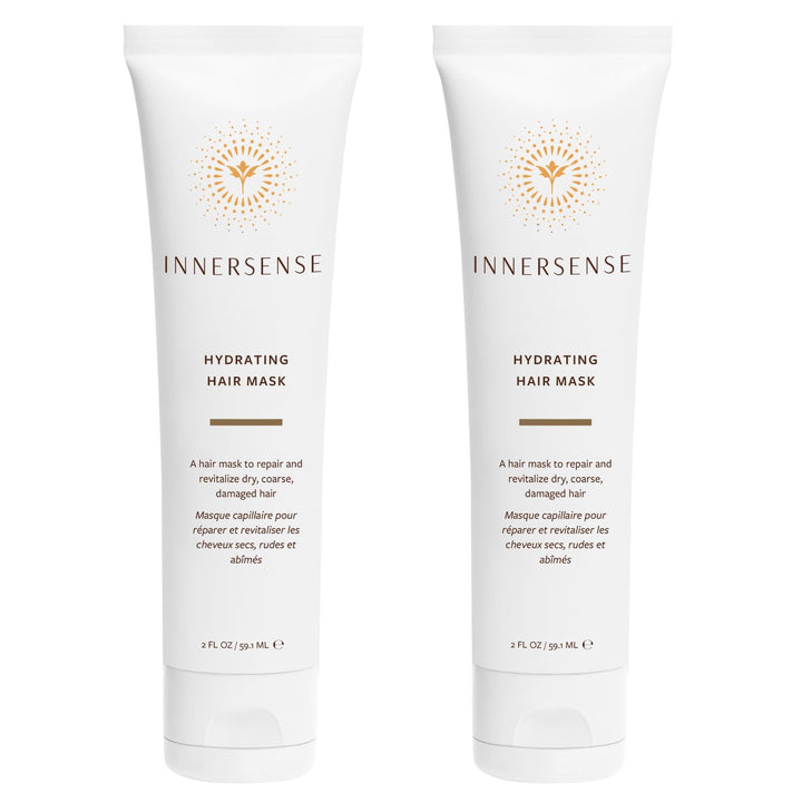 INNERSENSE front packaging of hydrating hair mask showing clean branding and size