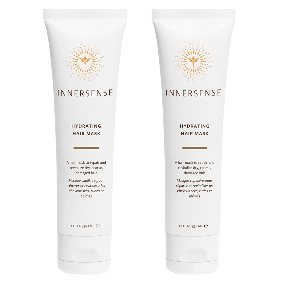 INNERSENSE front packaging of hydrating hair mask showing clean branding and size