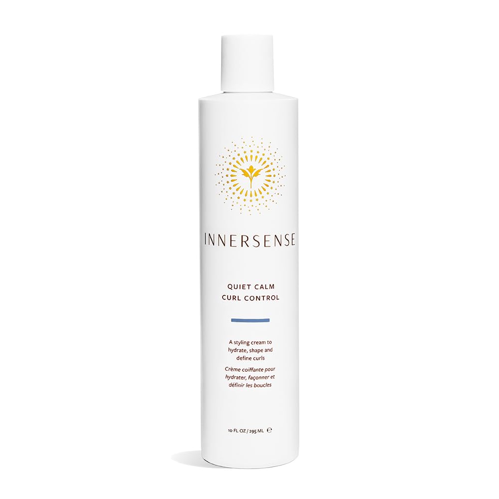 INNERSENSE front bottle image showing clean organic styling cream packaging and benefits