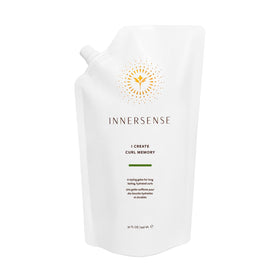 INNERSENSE refill pouch front view showing brand and product for easy recognition and eco benefit