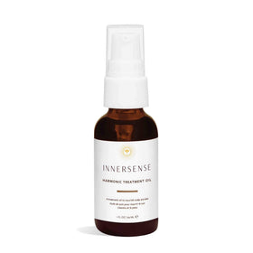 INNERSENSE front bottle display showing clean organic packaging and product benefit