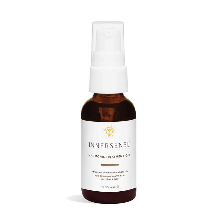 INNERSENSE front bottle display showing clean organic packaging and product benefit
