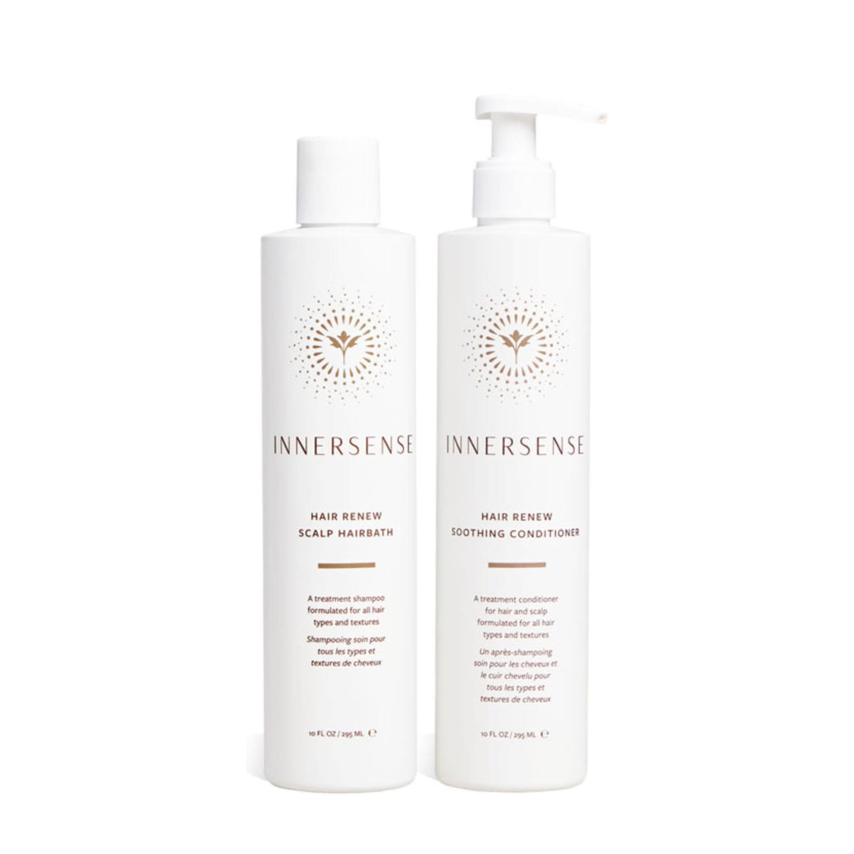 INNERSENSE duo front packaging showing clean, non-toxic benefits