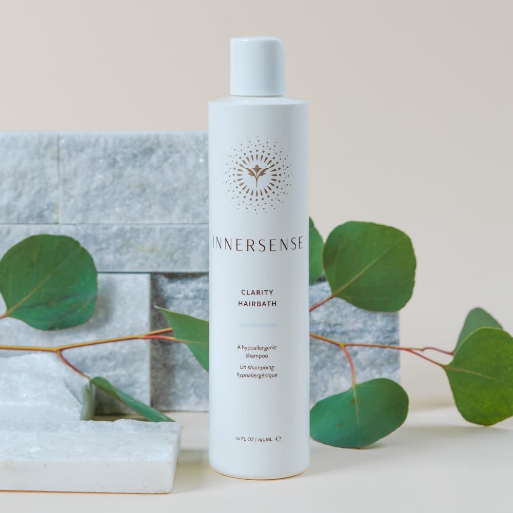 INNERSENSE in-shower use showing gentle application and scalp comfort