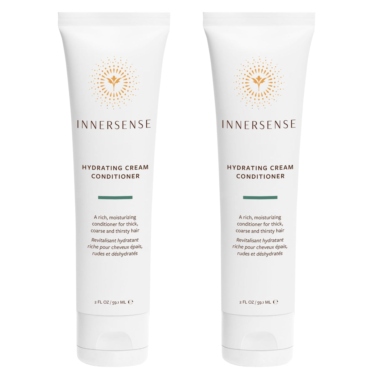 INNERSENSE front packaging showing travel-size tubes and product benefits