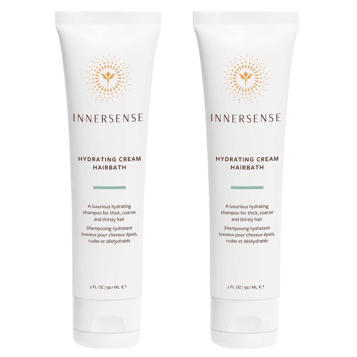 INNERSENSE front packaging showing compact 2 fl oz bottles and label benefits
