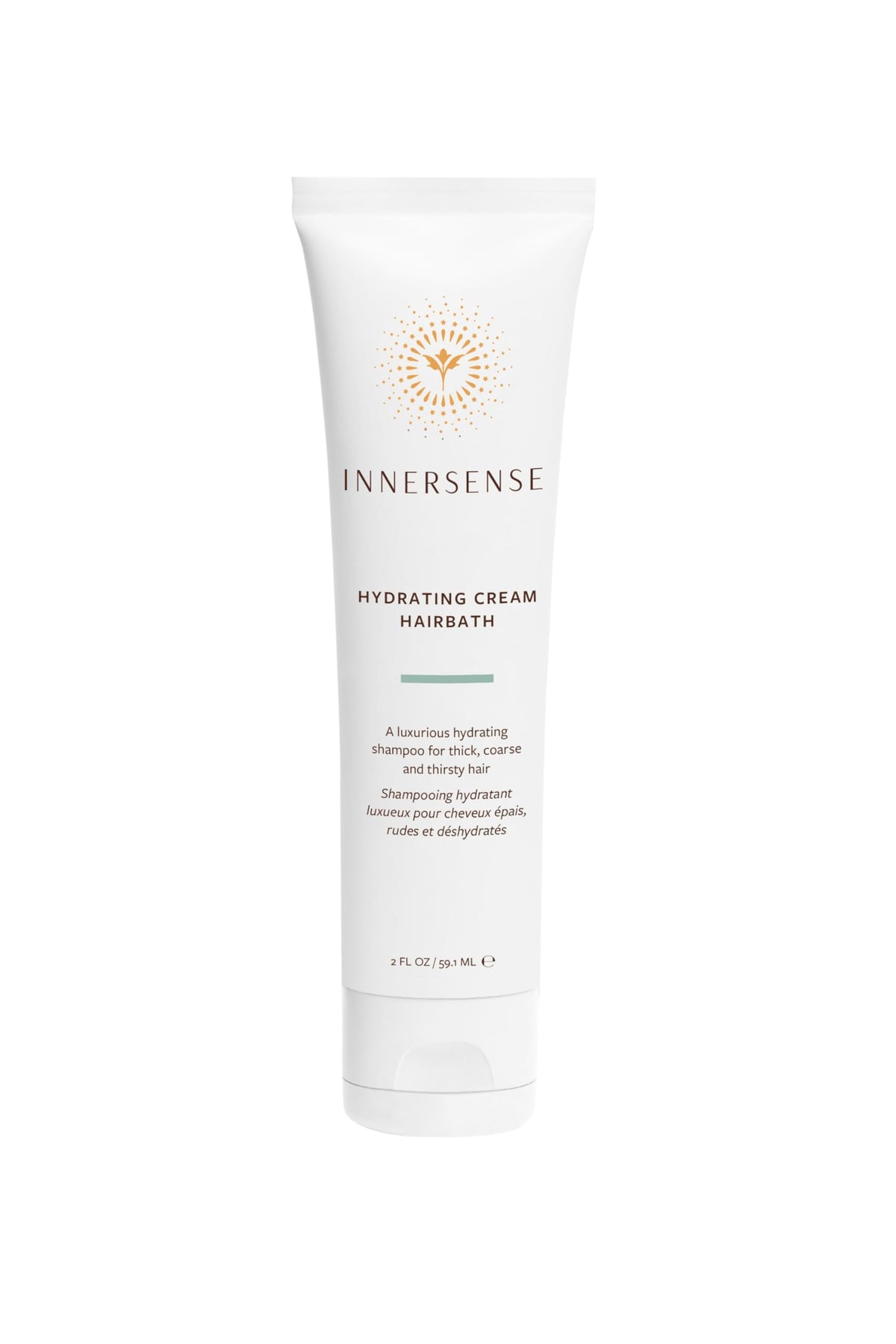 INNERSENSE Hydrating Cream Hairbath pump detail for easy travel use