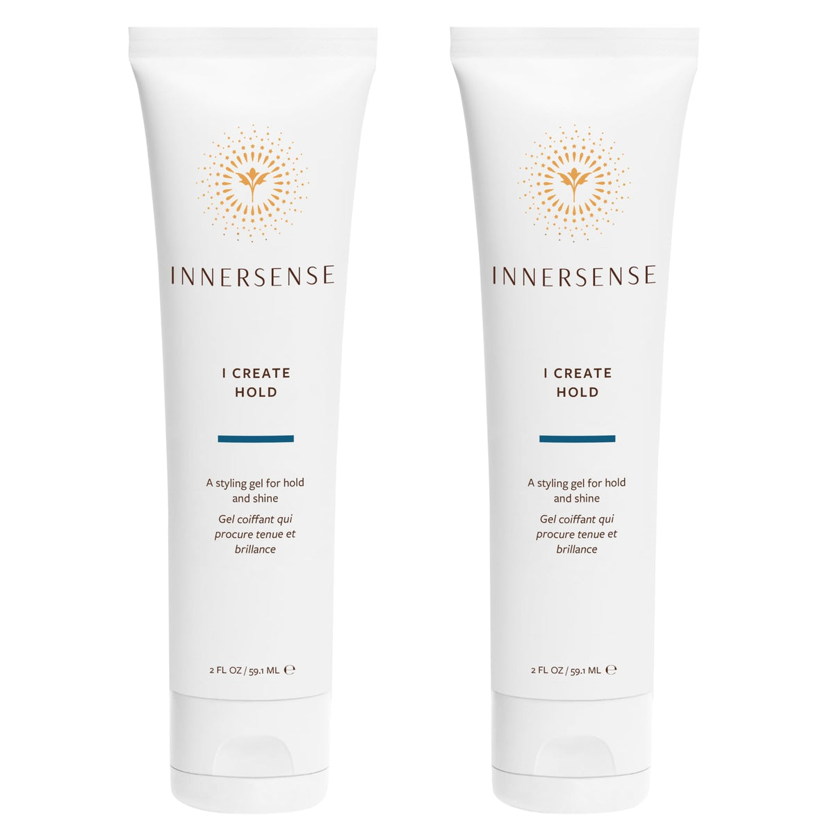 INNERSENSE front packaging showing two 2 fl oz tubes and product benefits