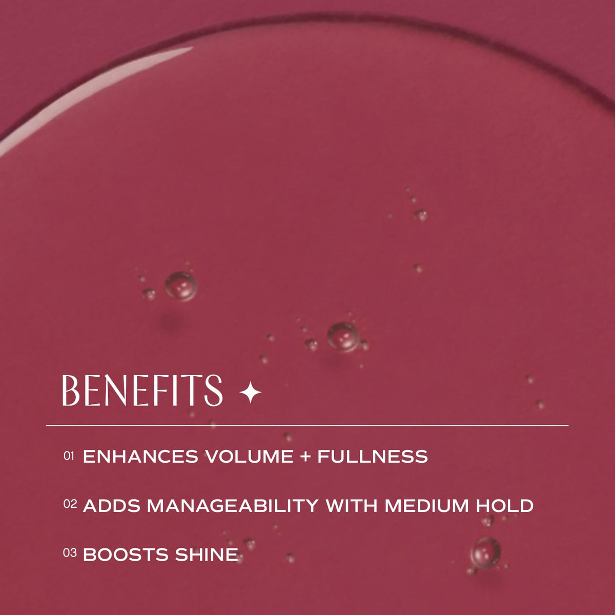 INNERSENSE before and after application showing fuller, lifted hair result