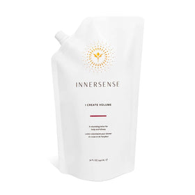 INNERSENSE refill pouch front view showing label and volume benefits