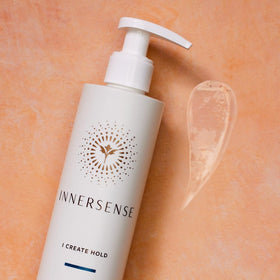 INNERSENSE closeup of label and ingredients list showing transparent sourcing benefit