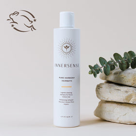 INNERSENSE on bathroom shelf staged for a clean, sustainable routine