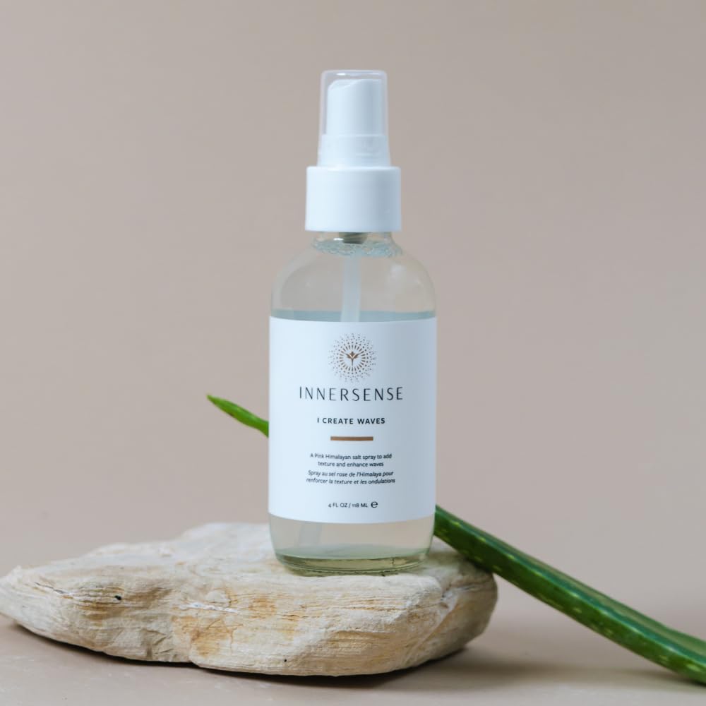 INNERSENSE styled beach waves on model showing natural texture and touchable finish