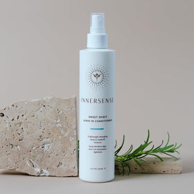 INNERSENSE lifestyle bathroom shelf displaying product in everyday routine