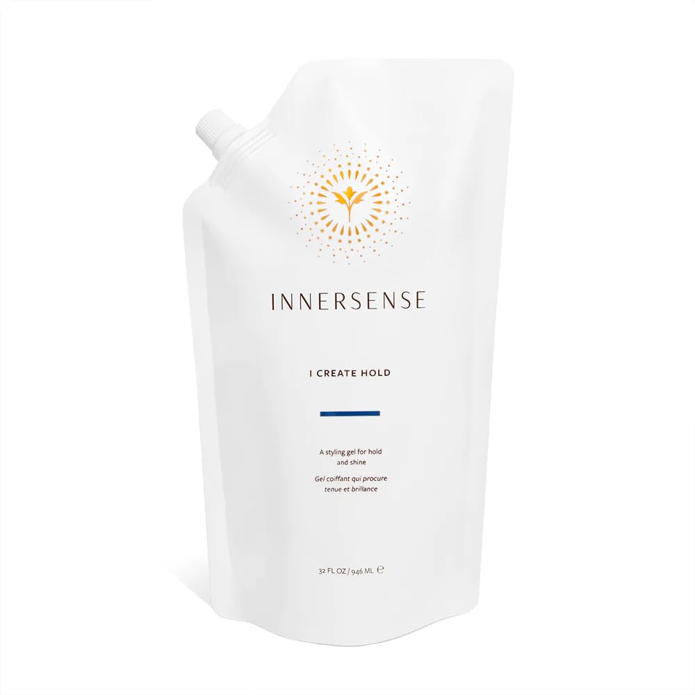 INNERSENSE refill pouch front showing size and eco-friendly packaging benefits