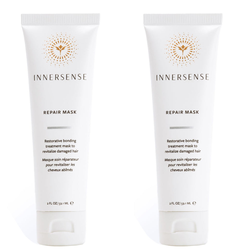 INNERSENSE repair mask front packaging showing clean design and strength benefits