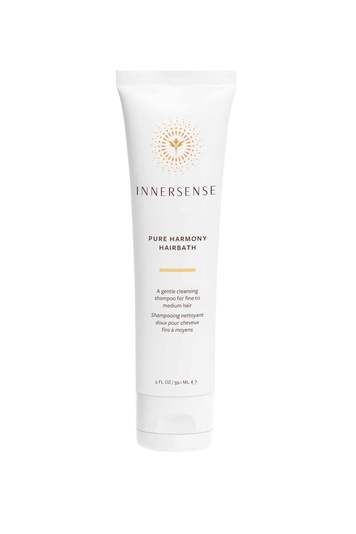 INNERSENSE Pure Harmony Hairbath pouring foam to show gentle cleansing benefit